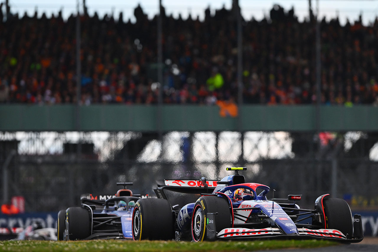 2024年F1第12戦イギリスGP　角田裕毅（RB）