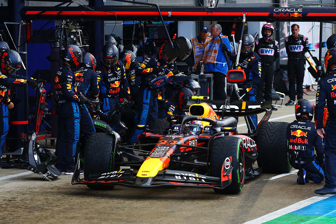 2024年F1第12戦イギリスGP　セルジオ・ペレス（レッドブル）