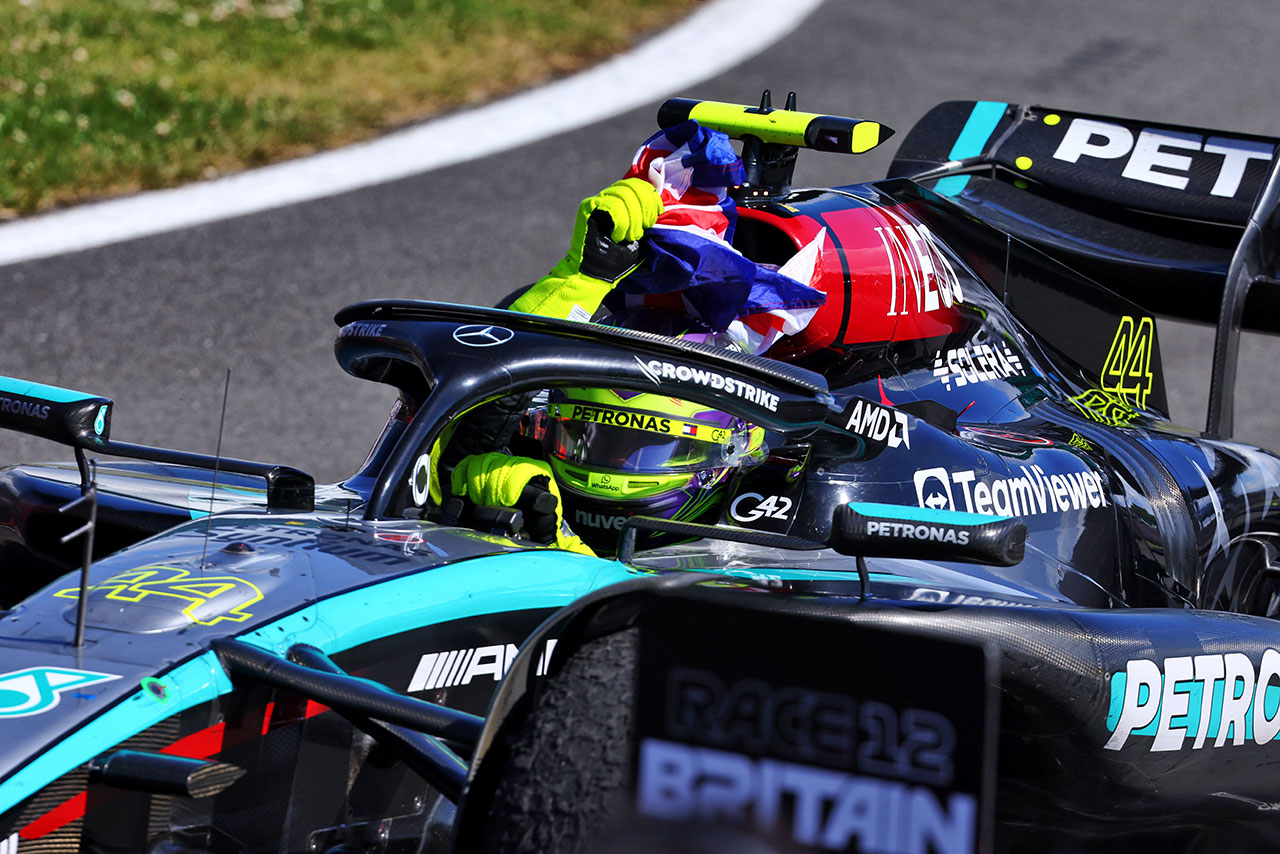 2024年F1第12戦イギリスGP　ルイス・ハミルトン（メルセデス）
