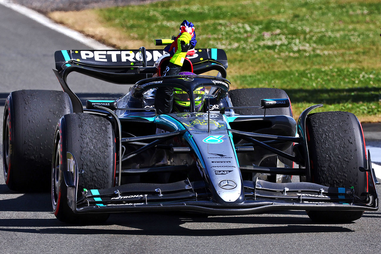 2024年F1第12戦イギリスGP　ルイス・ハミルトン（メルセデス）