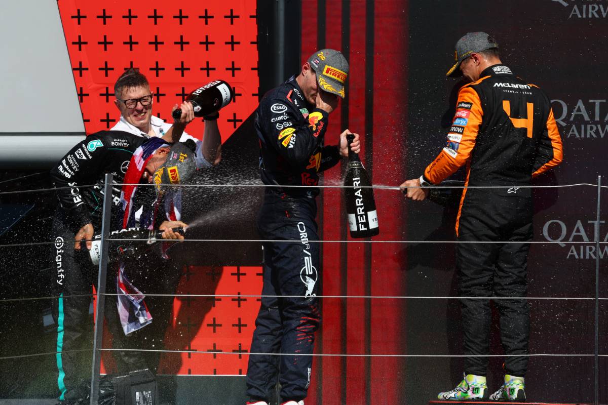 2024年F1第12戦イギリスGP　表彰式