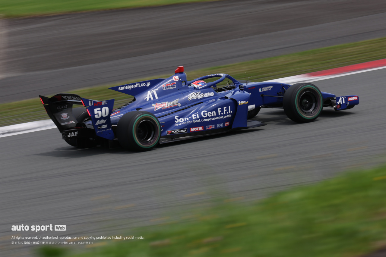 最終セッション4はトップの坪井翔にNAKAJIMA RACINGの2台が続く。最多周回は岩佐歩夢／SF富士公式テスト