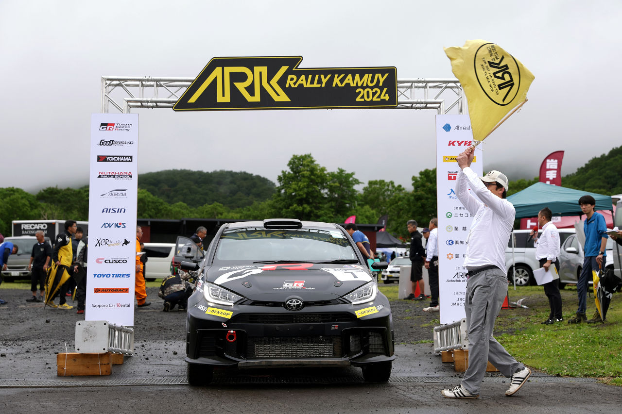 ダイレクトAT搭載GRヤリスが初参戦のラリー・カムイを完走。濡れた未舗装路で多くのデータを収集／全日本ラリー第6戦