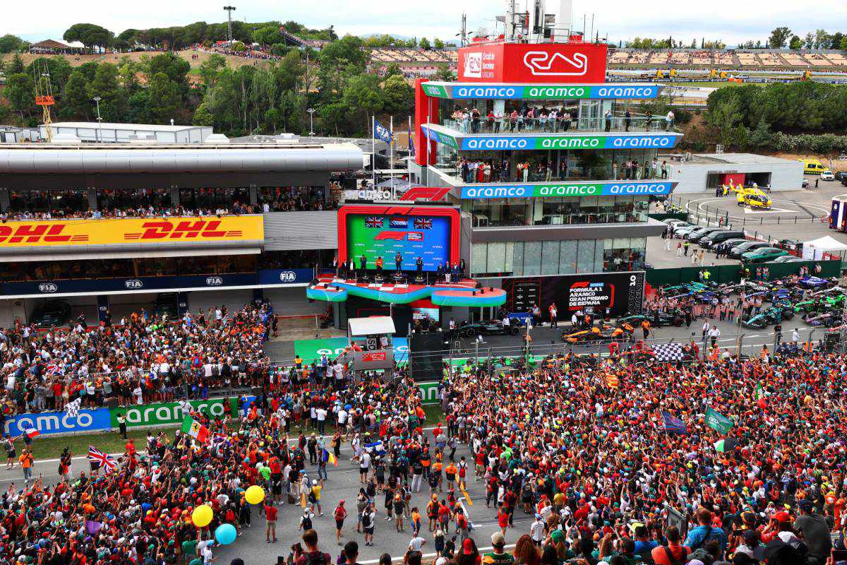 2024年F1第10戦スペインGP表彰台