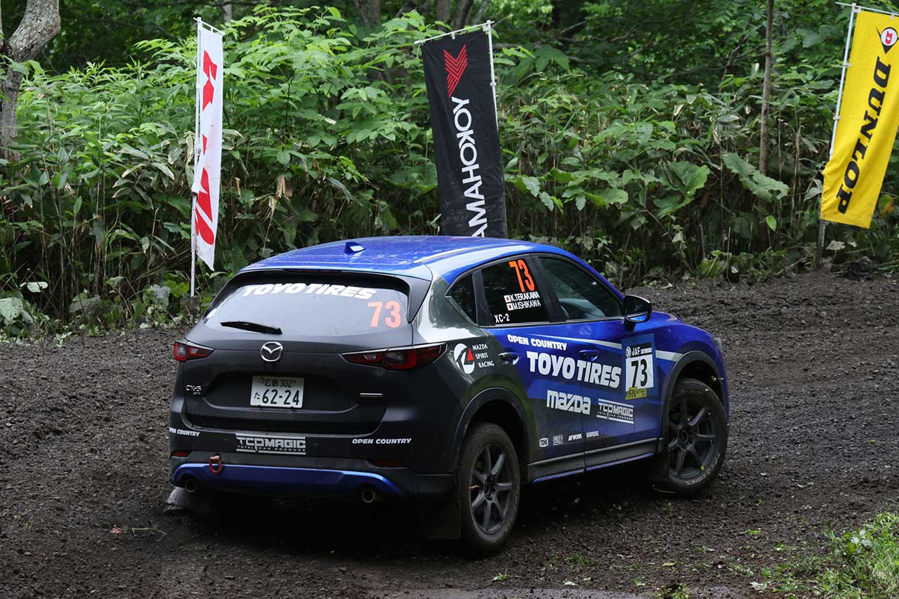 マツダCX-5がXCRラリーにデビュー。“ほぼ標準仕様”ながら初陣でクラス2位の健闘