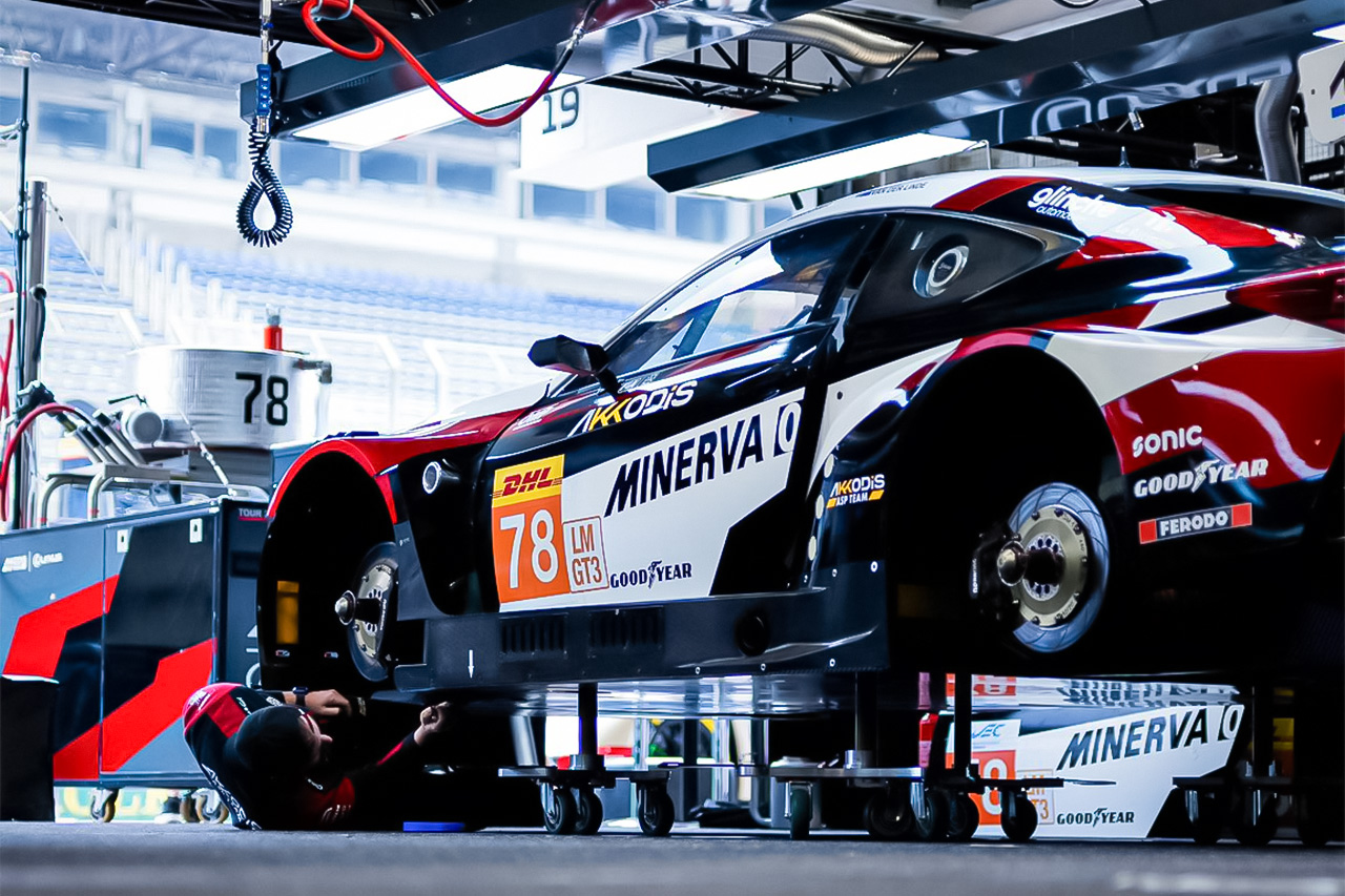 78号車レクサスRC F LMGT3（アコーディスASPチーム）