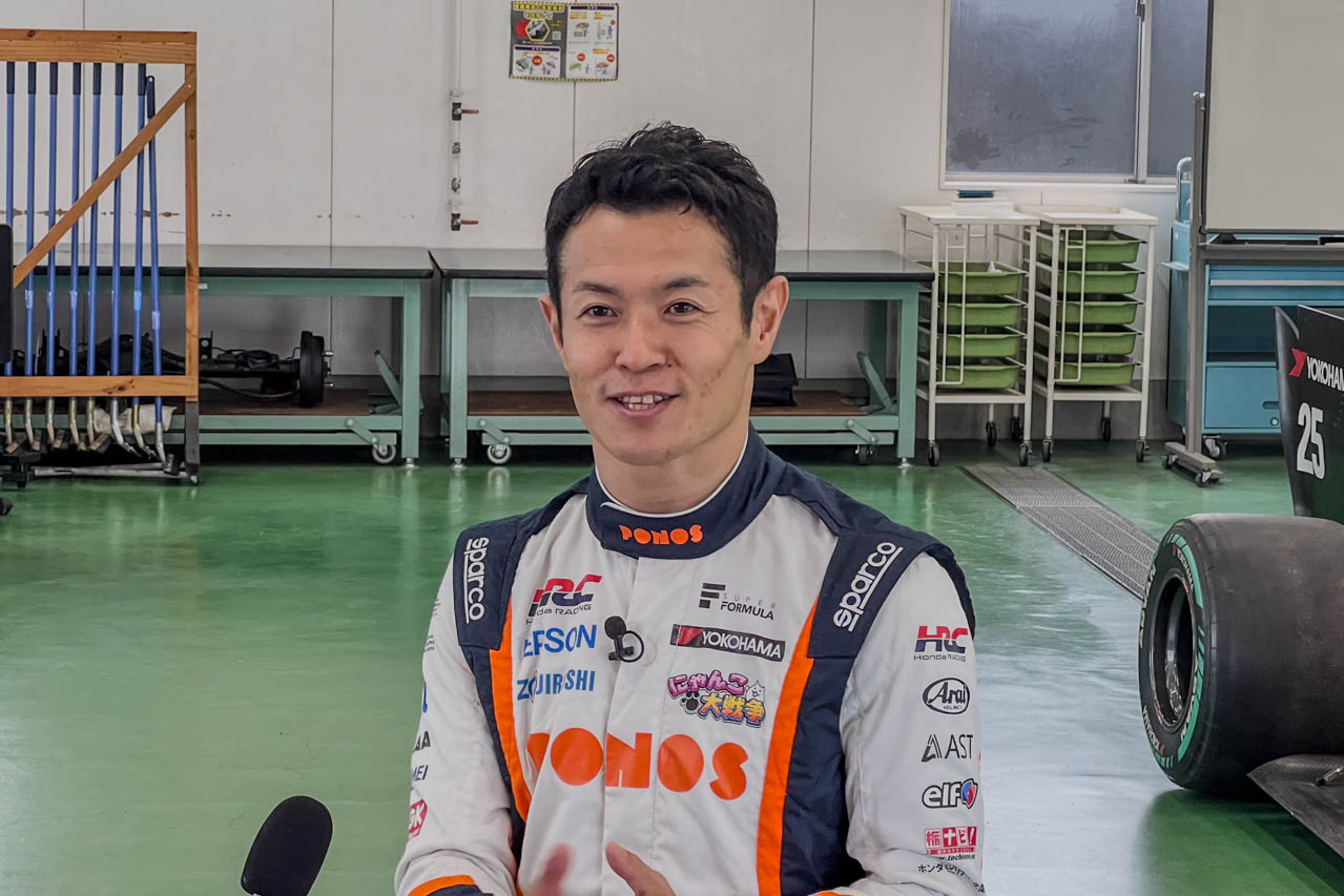 山本尚貴が母校・作新学院へ3度目の訪問。整備士を目指す高校生への特別授業でレース業界への思いを語る
