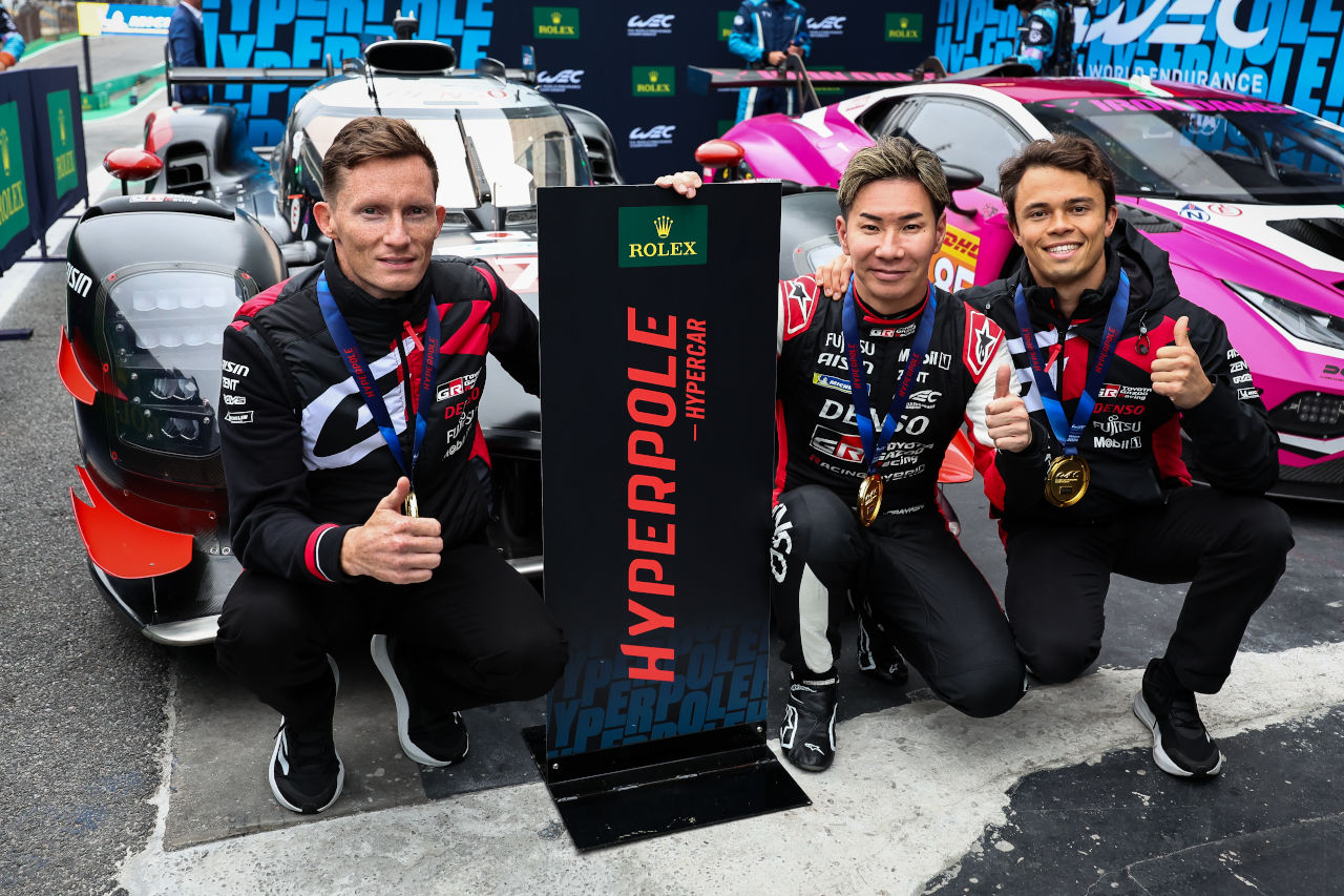 トヨタが予選ワン・ツー。今季初ポール獲得に「格別の気分」と小林可夢偉／WECサンパウロ