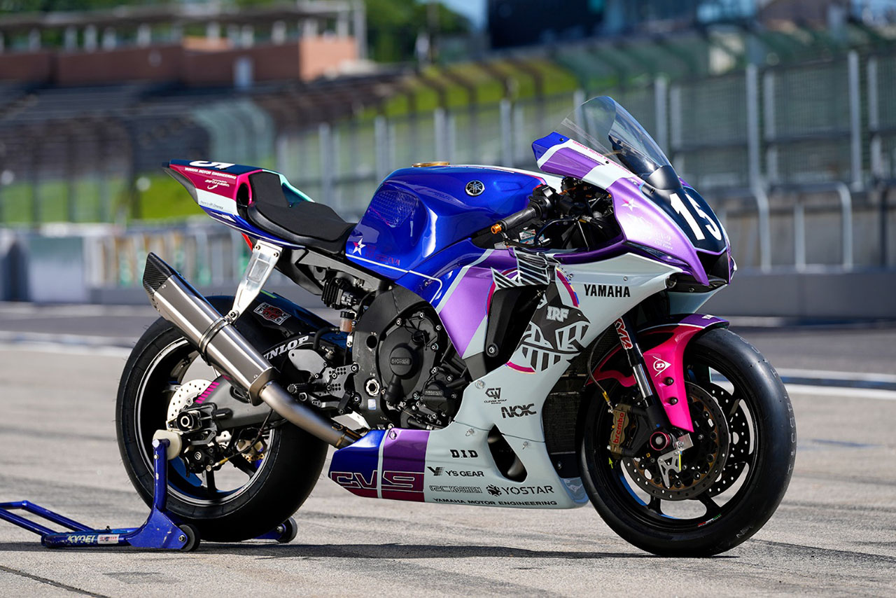 IRF with アズールレーンが鈴鹿8耐を戦うコラボマシンYZF-R1 ESSEX SP 2024Ver.