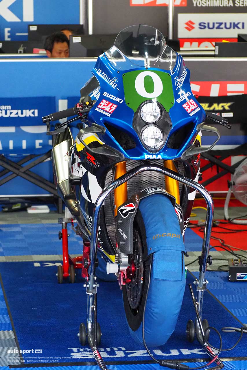 鈴鹿8耐：スズキのレース復帰と新たな試み。サステナブル仕様のマシンは「すごく普通に走るから驚いた」と佐原伸一氏