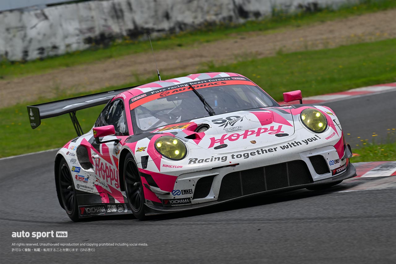 スーパーGT“復帰”を見据え安田裕信がポルシェを駆り充実のSUGOでのGT300テストをこなす