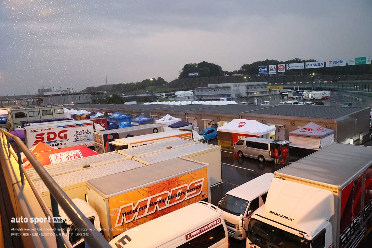 バイクレースの『真夏の祭典』2024鈴鹿8時間耐久ロードレース　7月16日搬入日の様子