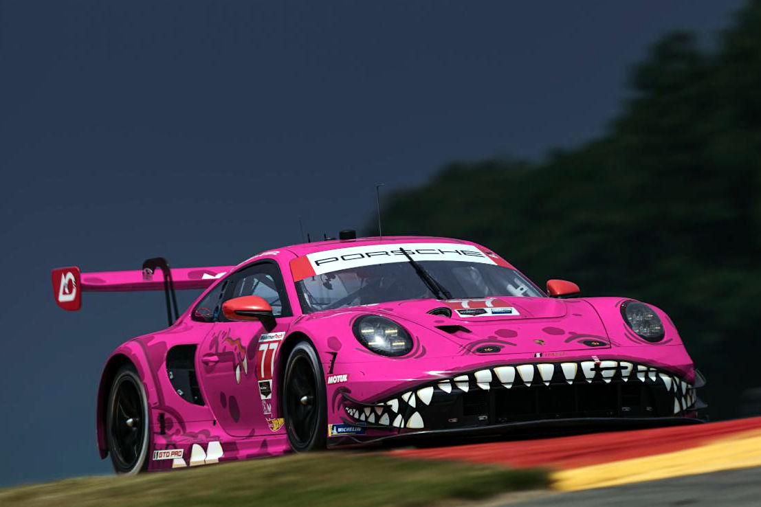 ピンク色の“恐竜ポルシェ”ロキシー復活。夏休みに入る兄レキシーに代わり、1年ぶりにIMSA出場へ
