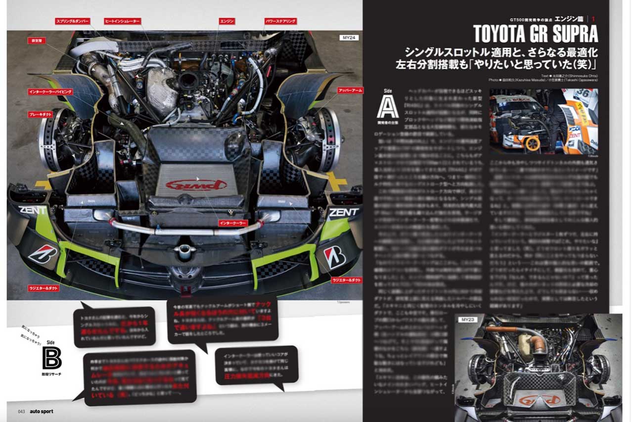 【GT500マシン分析トヨタ編】好調の“コーナリングマシン”GRスープラ。中盤戦突入で効く欧州風エッセンス
