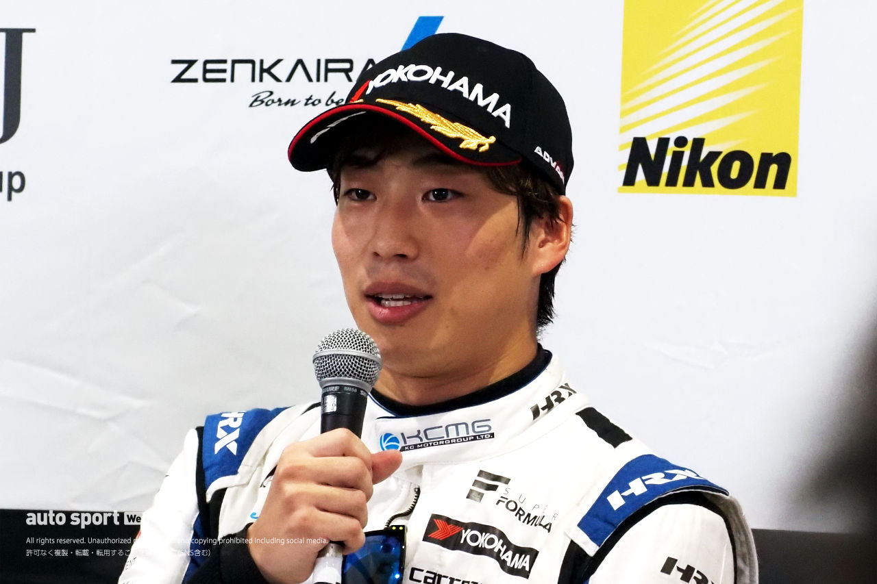 第1回瑶子女王杯 全日本スーパーフォーミュラ選手権第4戦富士大会 予選トップ3会見