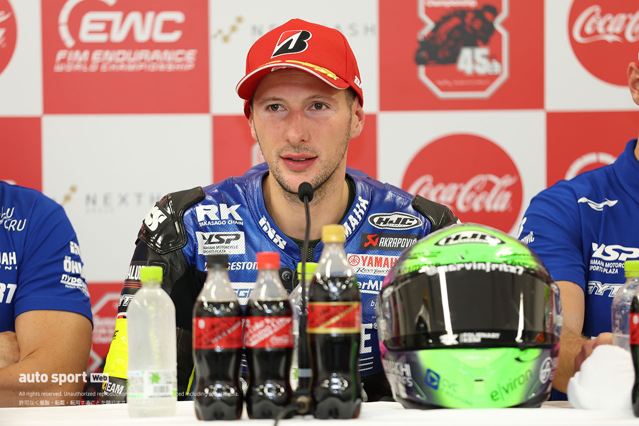 ポール獲得でランキング首位浮上のYARTヤマハ「レースに向けても仕上がっている」／鈴鹿8耐 予選トップ3会見
