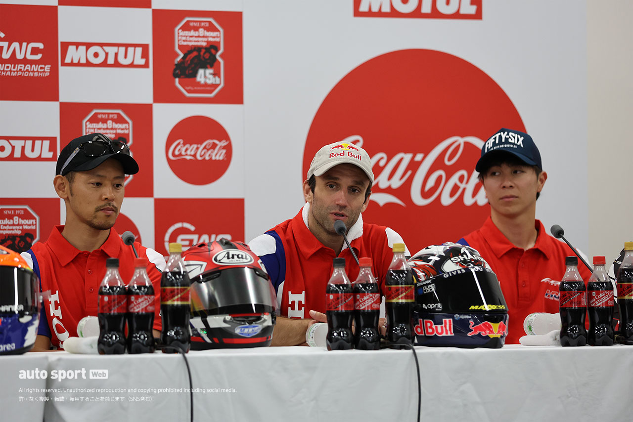 高橋巧「ホンダ30勝目のプレッシャーはあるが、応援を力に変えたい」と決勝に意欲／鈴鹿8耐 予選トップ3会見