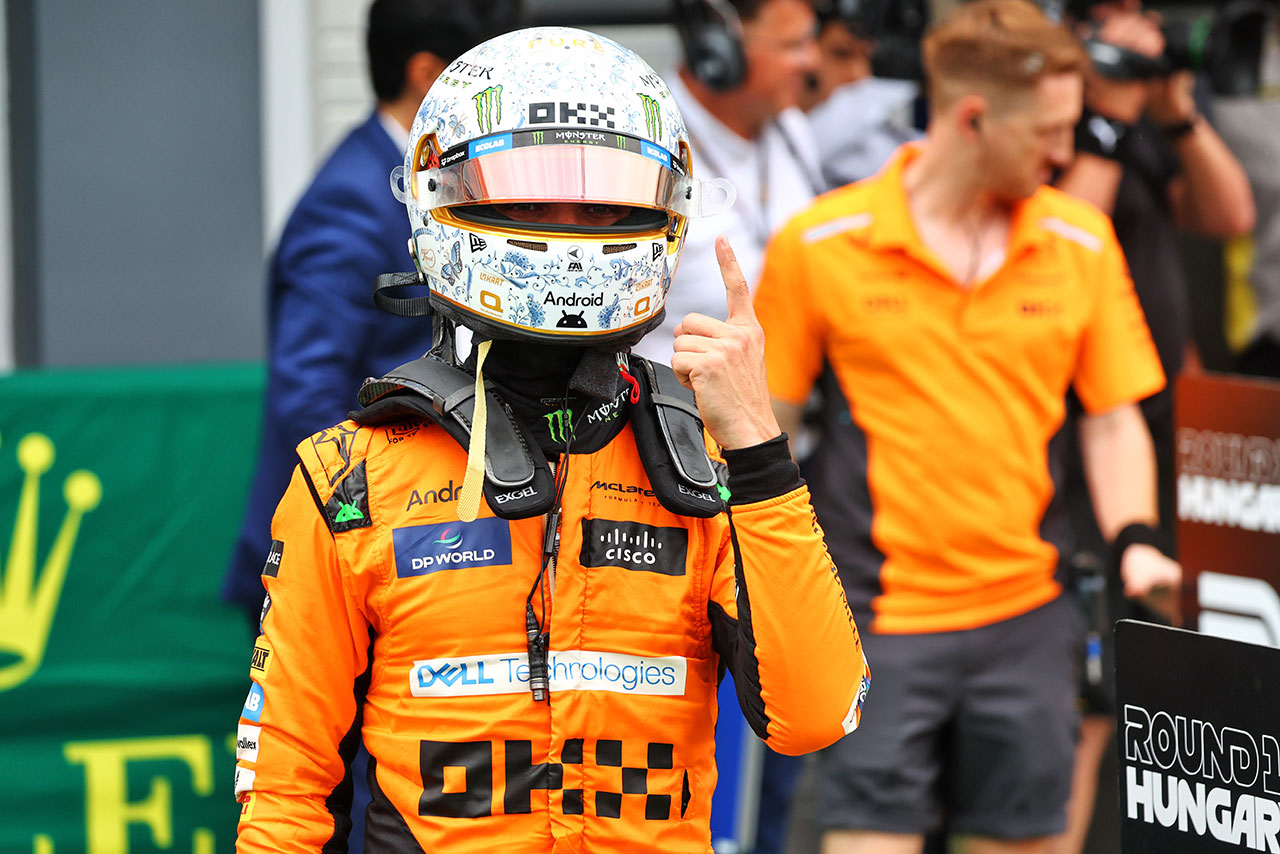2024年F1第13戦ハンガリーGP　ランド・ノリス（マクラーレン）