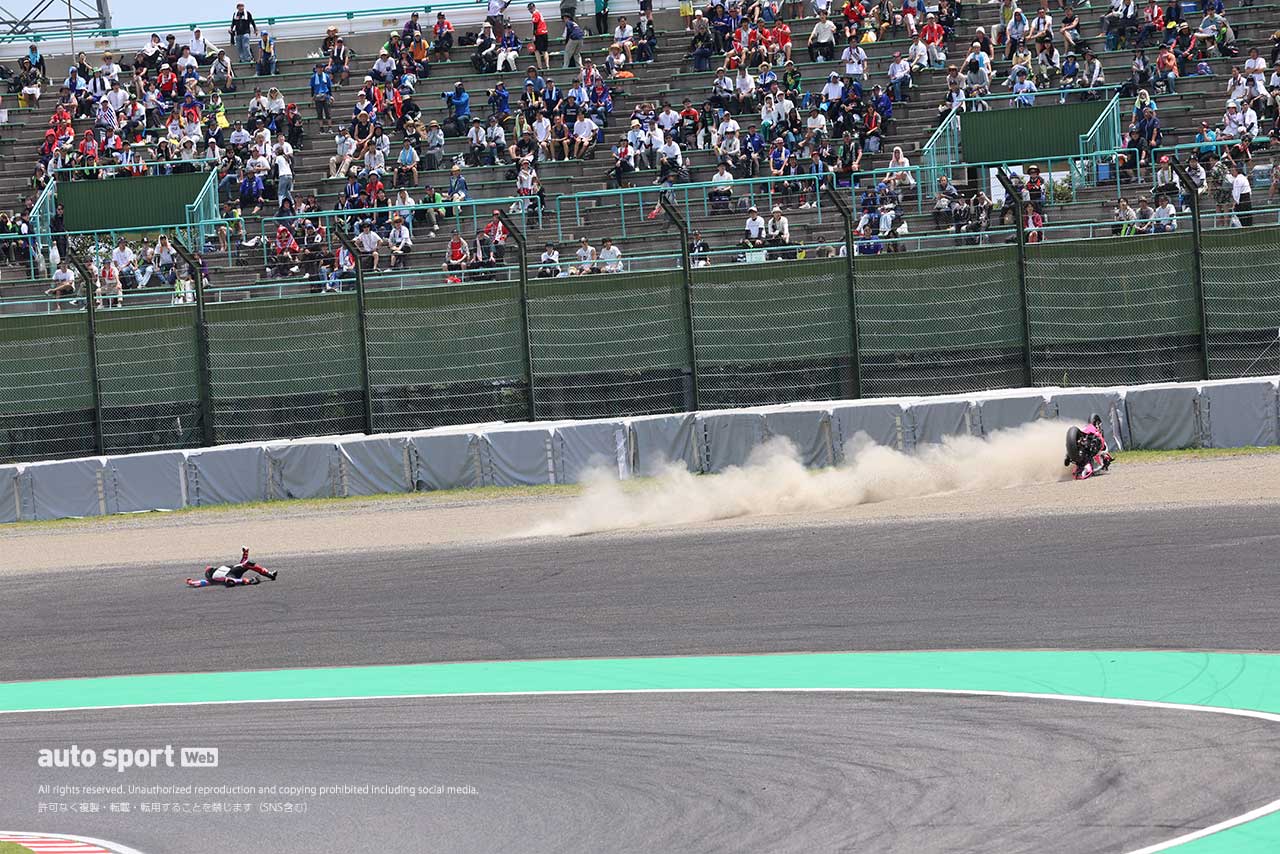 【鈴鹿8耐】転倒多発な波乱の序盤。激しいトップ争いをHRCが制して暫定トップ／1時間途中経過