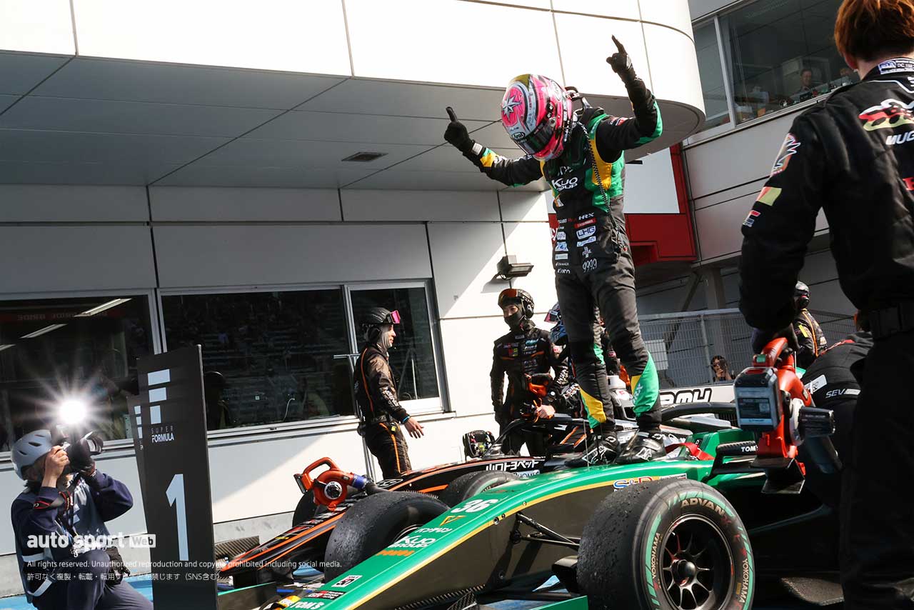 2024年スーパーフォーミュラ第4戦富士スピードウェイ決勝　坪井翔（VANTELIN TEAM TOM’S）