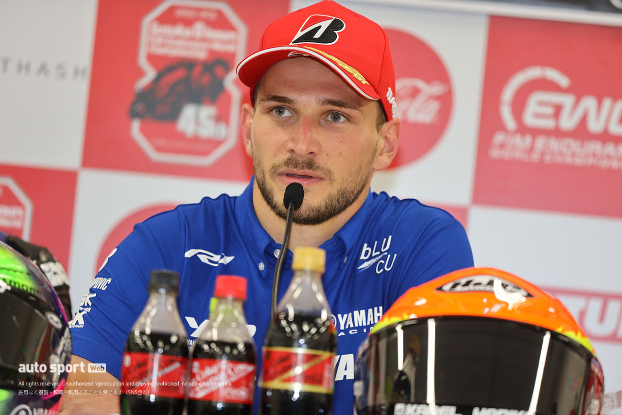 YARTヤマハ、鈴鹿8耐初表彰台で2年連続EWC王者へ王手「2位獲得でリードしているのは嬉しい」／ 決勝トップ3会見
