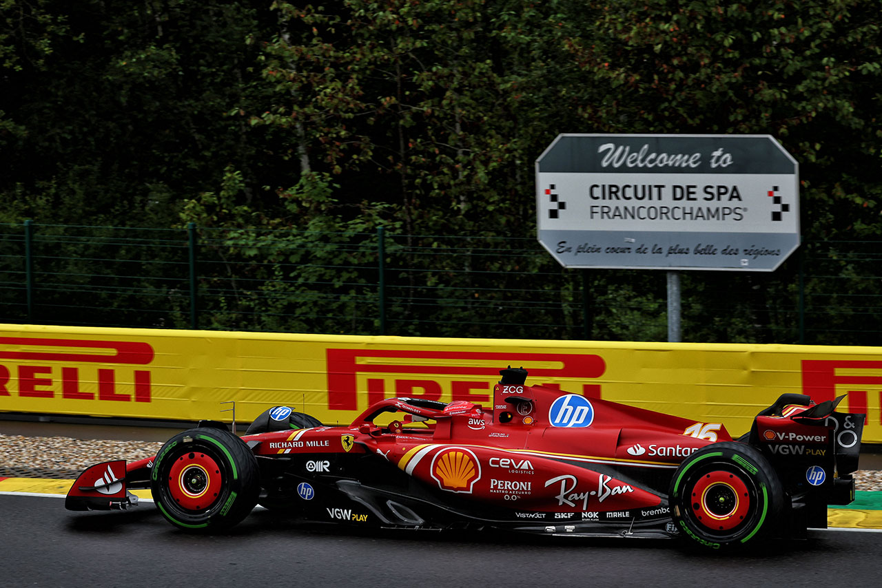 2024年F1第14戦ベルギーGP　シャルル・ルクレール（フェラーリ）