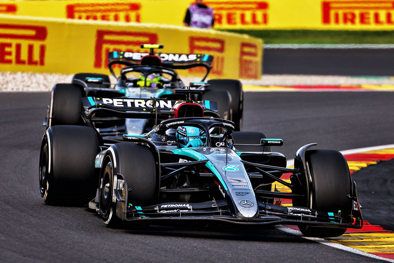 2024年F1第14戦ベルギーGP　ジョージ・ラッセル（メルセデス）