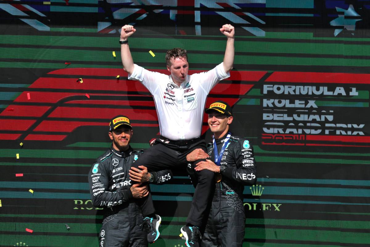 2024年F1第14戦ベルギーGP　表彰式