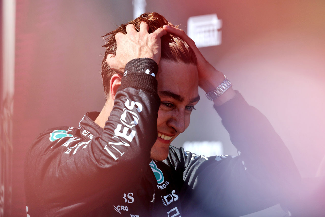 2024年F1第14戦ベルギーGP　ジョージ・ラッセル（メルセデス）