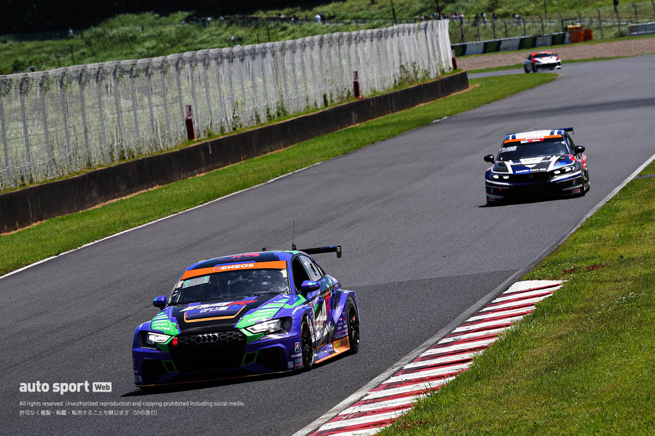 エヴァRT初号機 Audi RS3 LMS（藤原能成／霜野誠友／加賀美綾佑／西村元希）