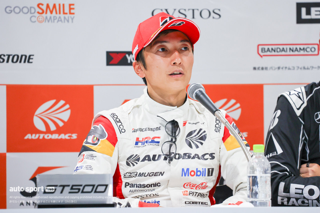 野尻智紀「シビックでの初優勝を狙いに行きたい」松下信治「ここは落とせないレース」【GT500予選会見】