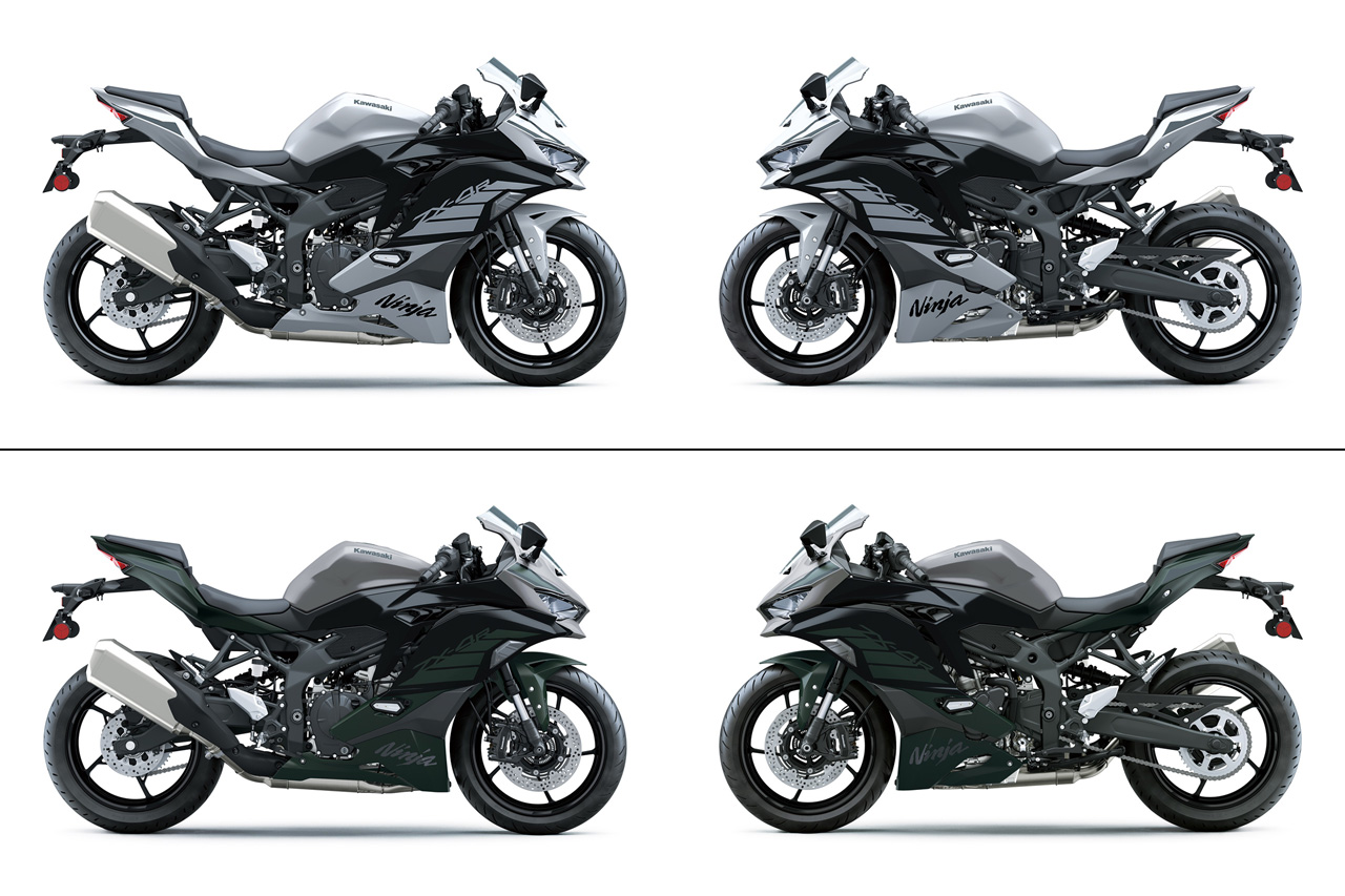 カワサキ、『Ninja ZX-4R SE／ZX-4RR KRT EDITION』のカラーとグラフィックを変更した最新モデルを9月1日から発売