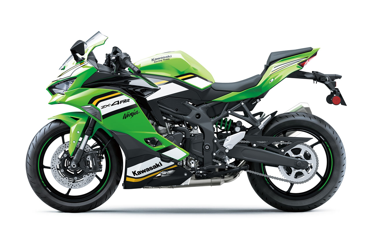 カワサキ、『Ninja ZX-4R SE／ZX-4RR KRT EDITION』のカラーとグラフィックを変更した最新モデルを9月1日から発売