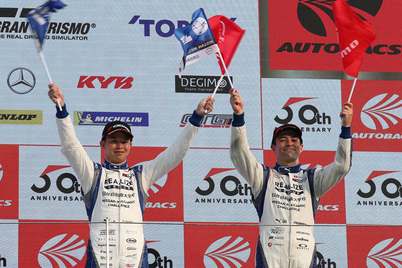 佐々木大樹／ジョアオ・パオロ・デ・オリベイラ（リアライズ日産メカニックチャレンジ GT-R）