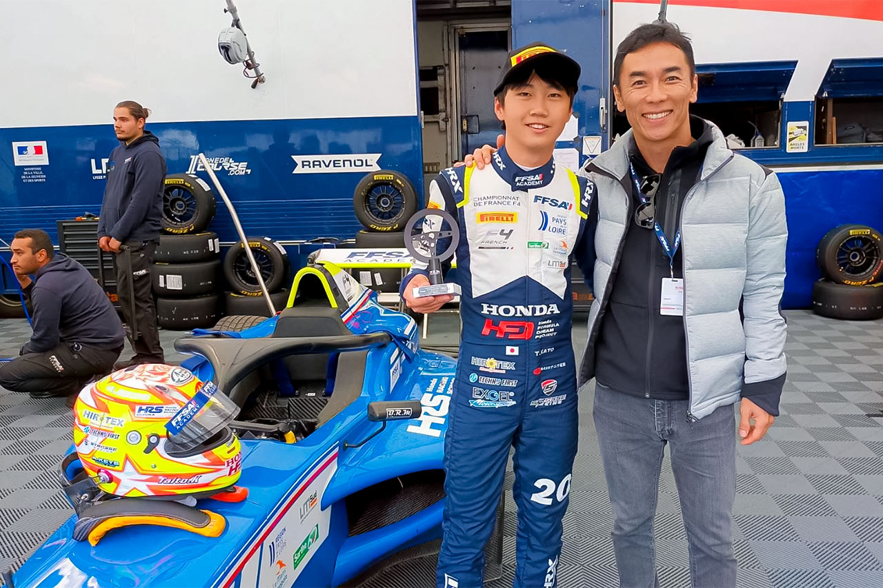 佐藤琢磨、加藤大翔参戦のフランスF4を視察。若手育成の想い語る「他のF1ジュニアチームと同じ土俵で」