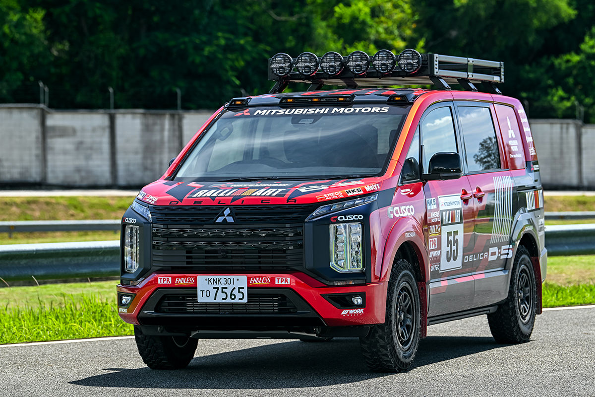 『デリカミニ』『アウトランダーPHEV』が国際ラリーへ！ チーム三菱ラリーアートの“支援車両”としてアジアクロスカントリーラリーに帯同