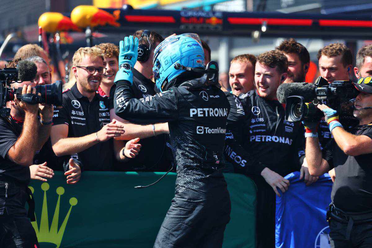 2024年F1第14戦ベルギーGP　ジョージ・ラッセル（メルセデス）