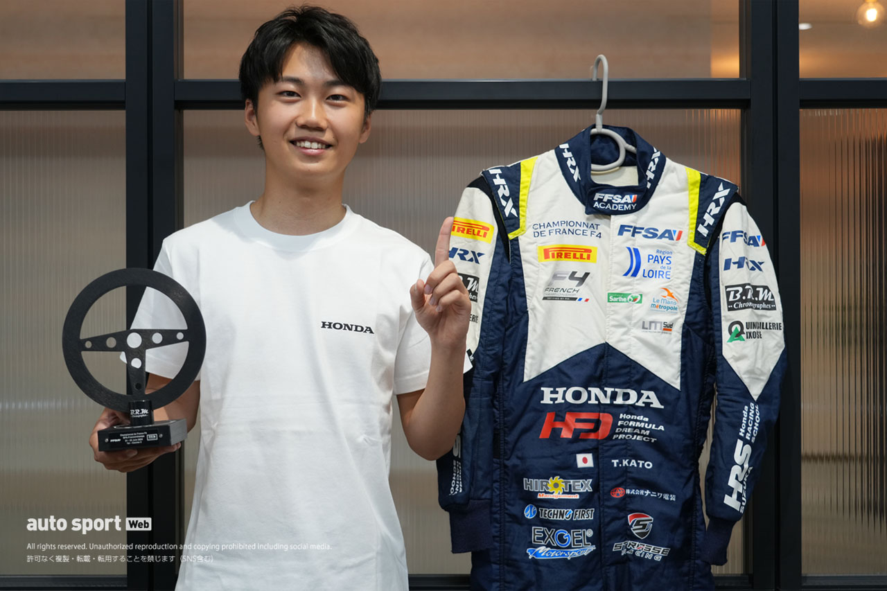 「圧倒的にぶっちぎる」ハンドルと筆を握るドライバー【ネクスト・スター Vol.2／加藤大翔 後編】