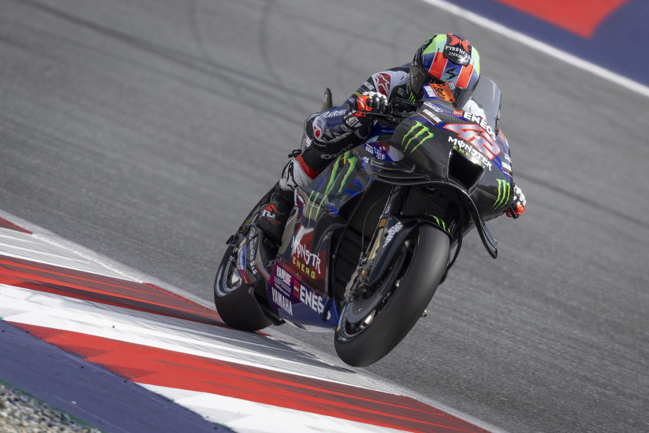 ヤマハ：クアルタラロはQ2進出へ意欲。復帰戦のリンスは「コースで迷子になった」／第11戦オーストリアGP 初日