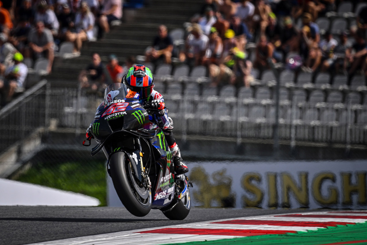 ヤマハの強みブレーキングは混走時に課題あり「前にいる場合はかなり複雑」／第11戦オーストリアGP スプリント