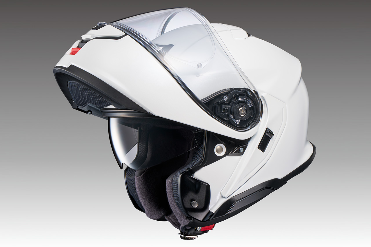 ショウエイ、システムヘルメット『NEOTEC 3』の新色『ガーネットメタリック』を発表