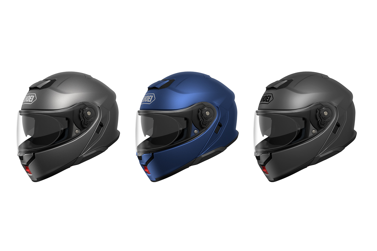 ショウエイ、システムヘルメット『NEOTEC 3』の新色『ガーネットメタリック』を発表