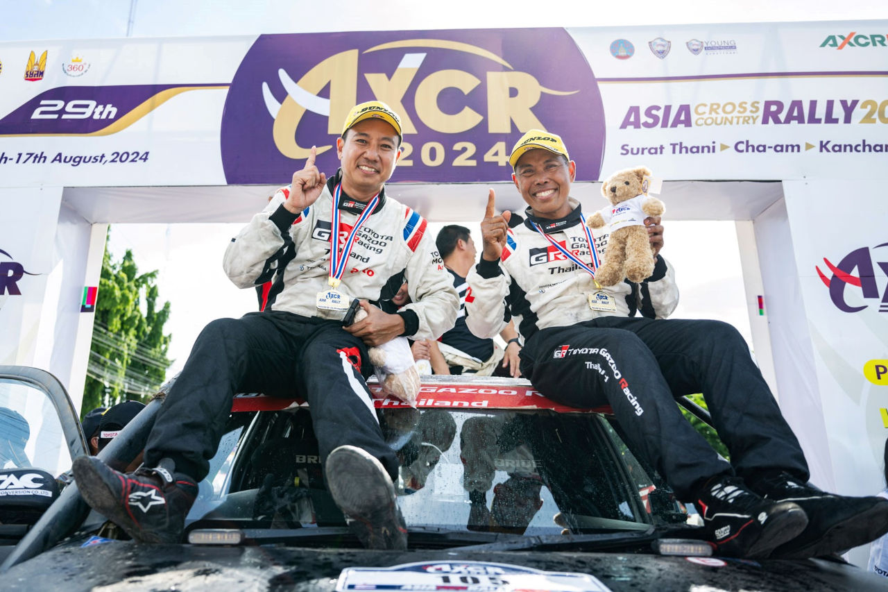 6日間でタイヤの“パンクゼロ” ダンロップ、トヨタGRタイランドのAXCR総合優勝を強力サポート