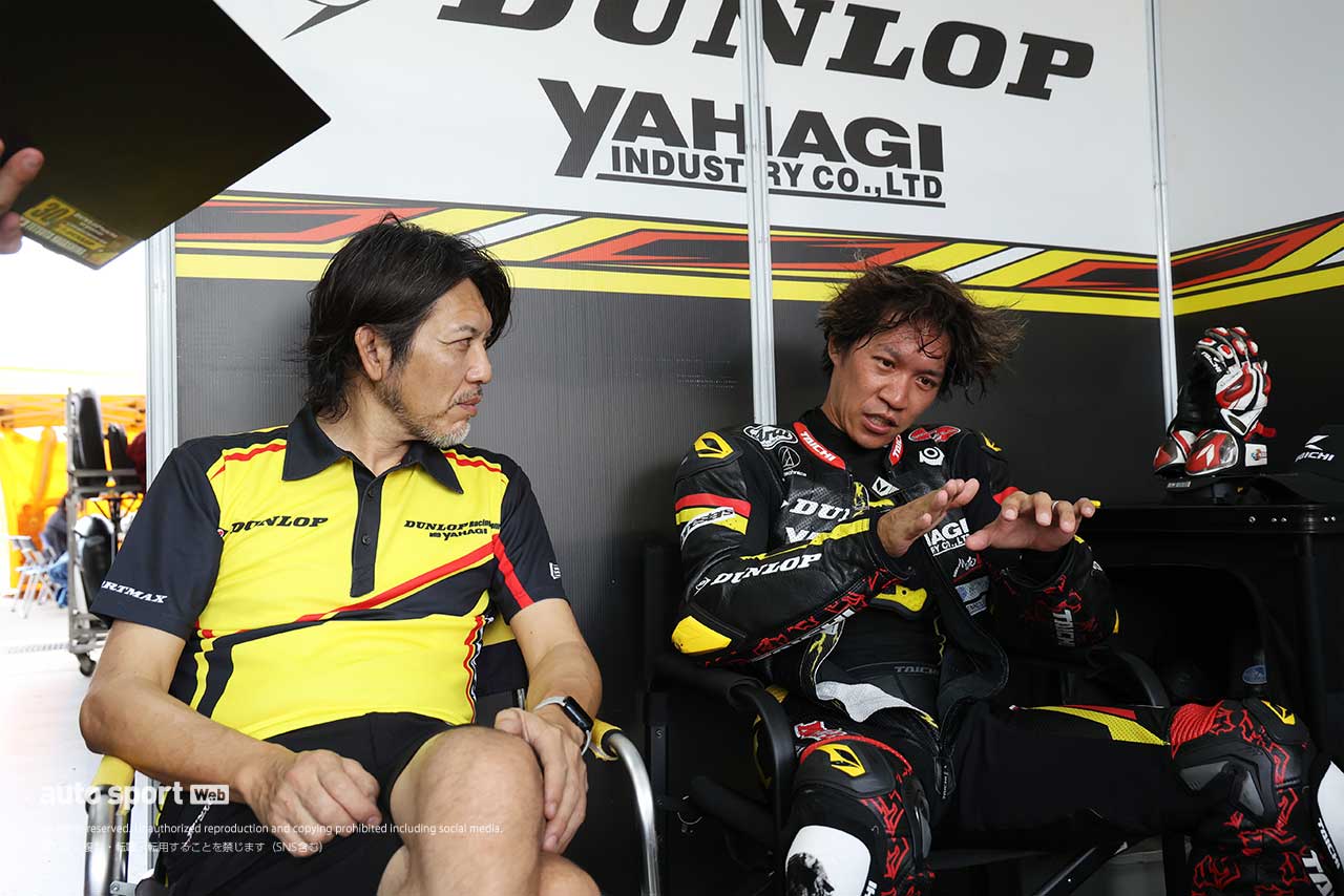 長島哲太に聞く夏のダンロップタイヤ開発。鈴鹿8耐でBMWが使用して5位に「間違いなく開発が進んでいる」／全日本ロード