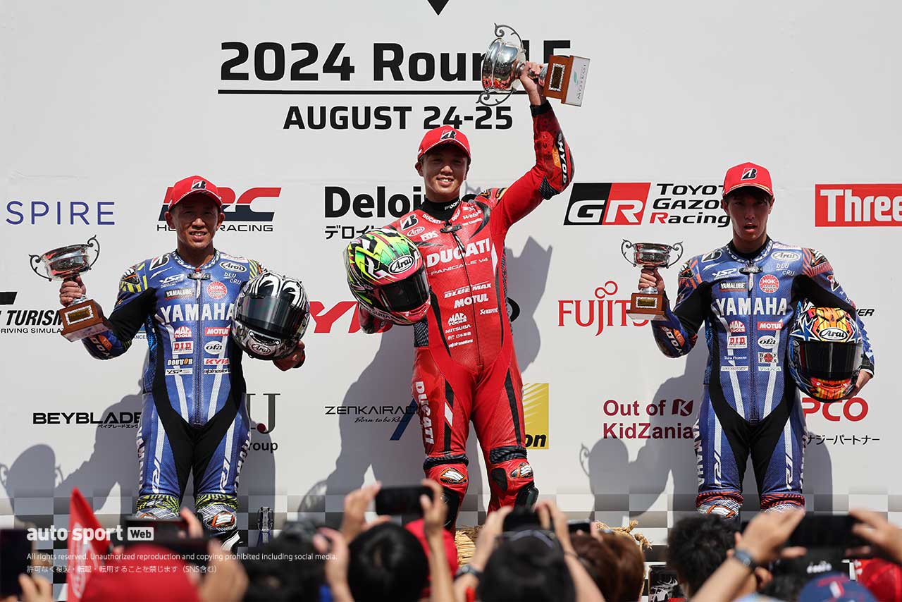 2024全日本ロード第5戦もてぎ2&4 JSB1000 表彰式