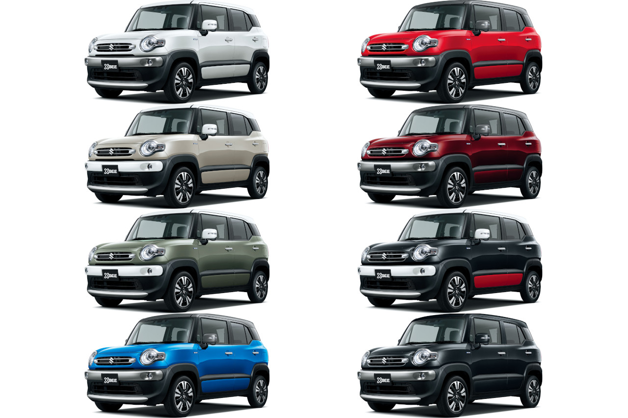 選べる13パターンに新色登場。スズキ、『クロスビー』のカラーラインアップを変更