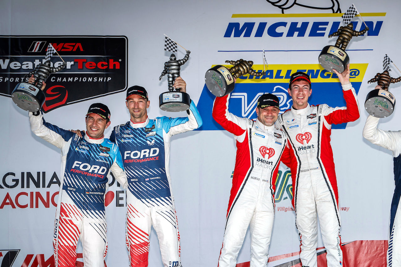 今季デビューのマスタングGT3がIMSA第9戦バージニアで2位獲得。初表彰台に「ひとつのマイルストーン」とティンクネル