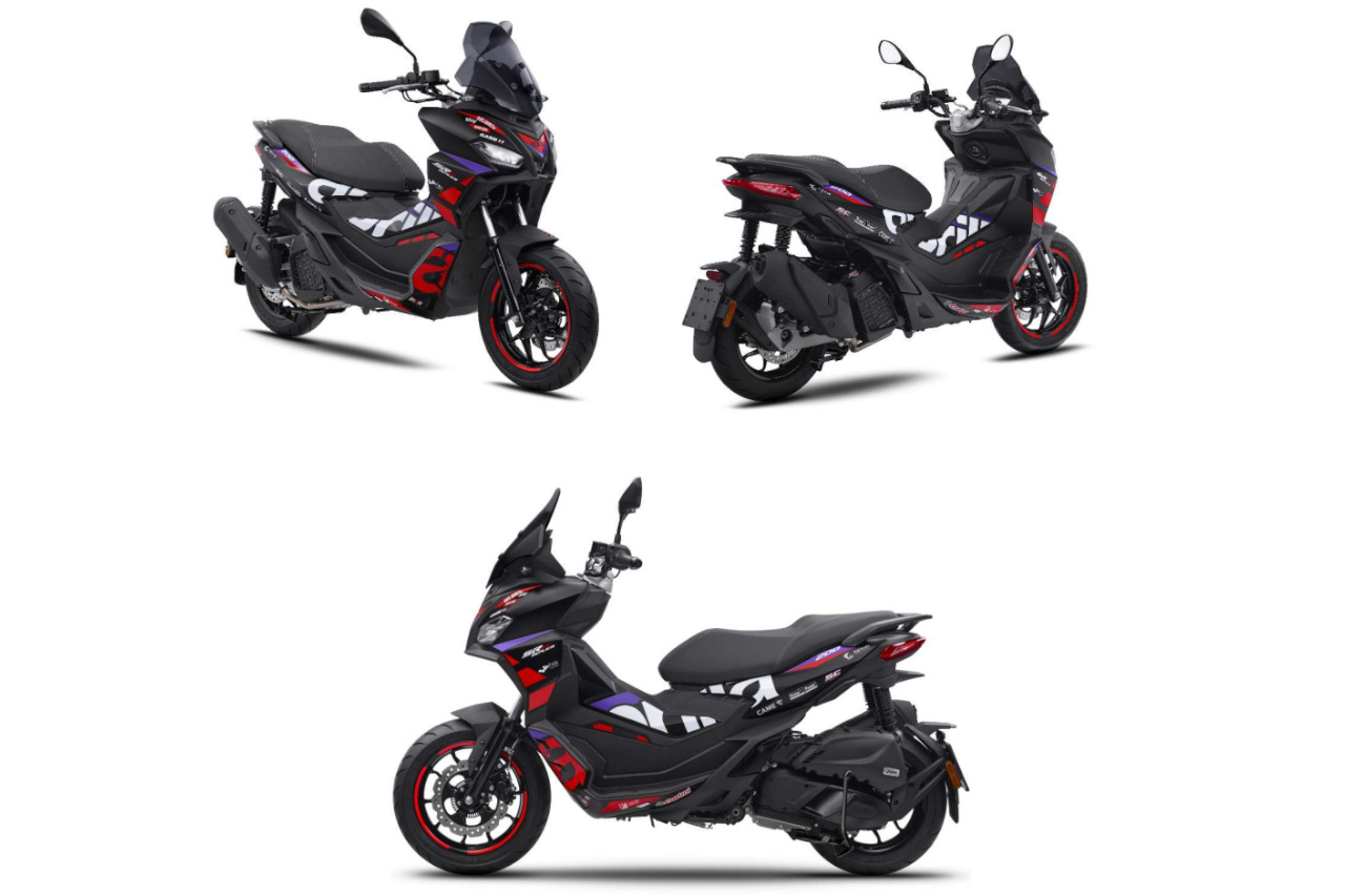 アプリリア、MotoGPマシンのカラーを施したスペシャルエディション『SR GT 200 レプリカ』を発売