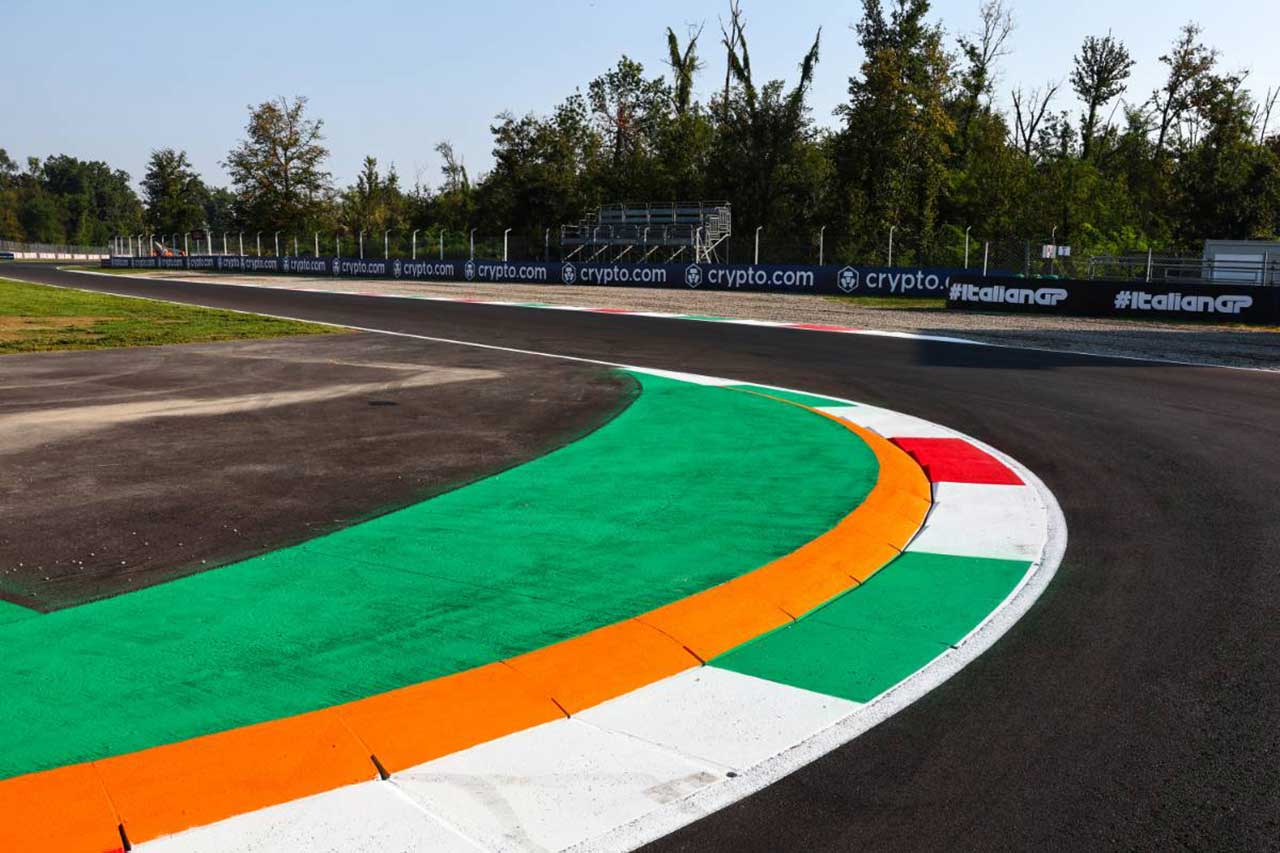 2024年F1第16戦イタリアGP　改修されたモンツァ・サーキット