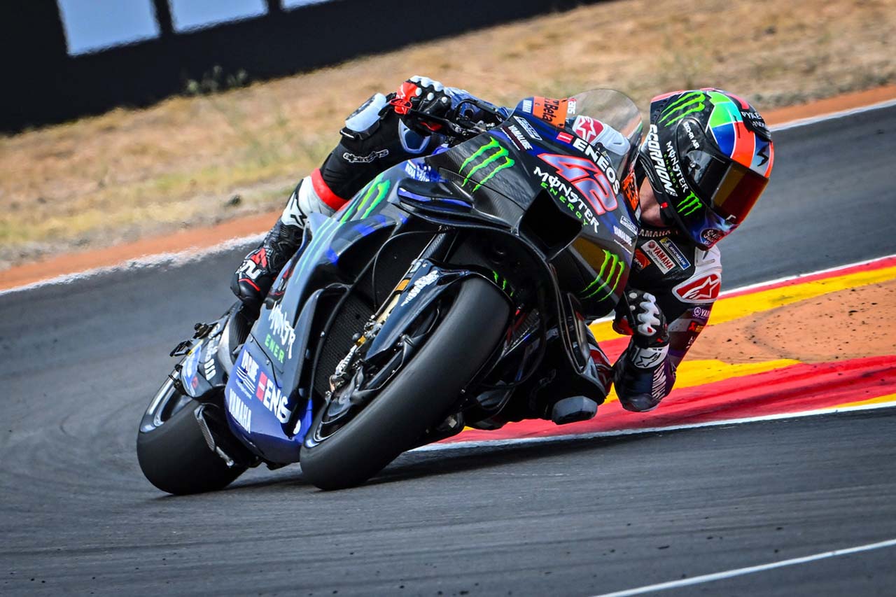 ヤマハ：新しいアスファルトに苦戦「この低グリップは助けにはならない」／第12戦アラゴンGP 初日